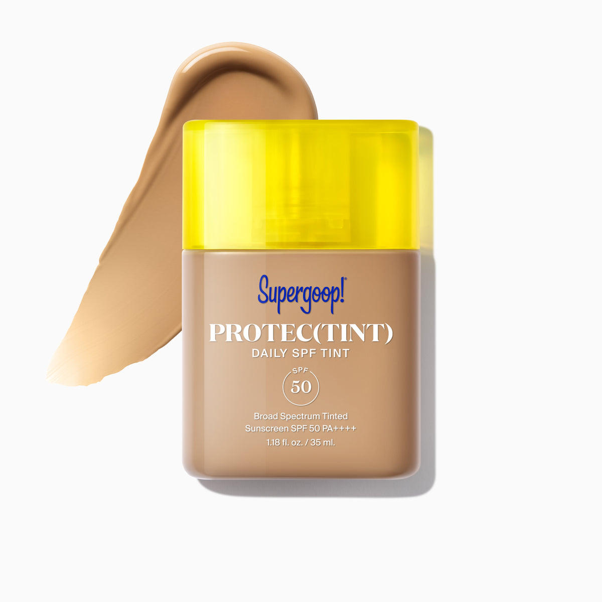 Supergoop! Protec(tint) Daily SPF Tint SPF 50 30W / 1.18 fl. oz. Packshot and goop