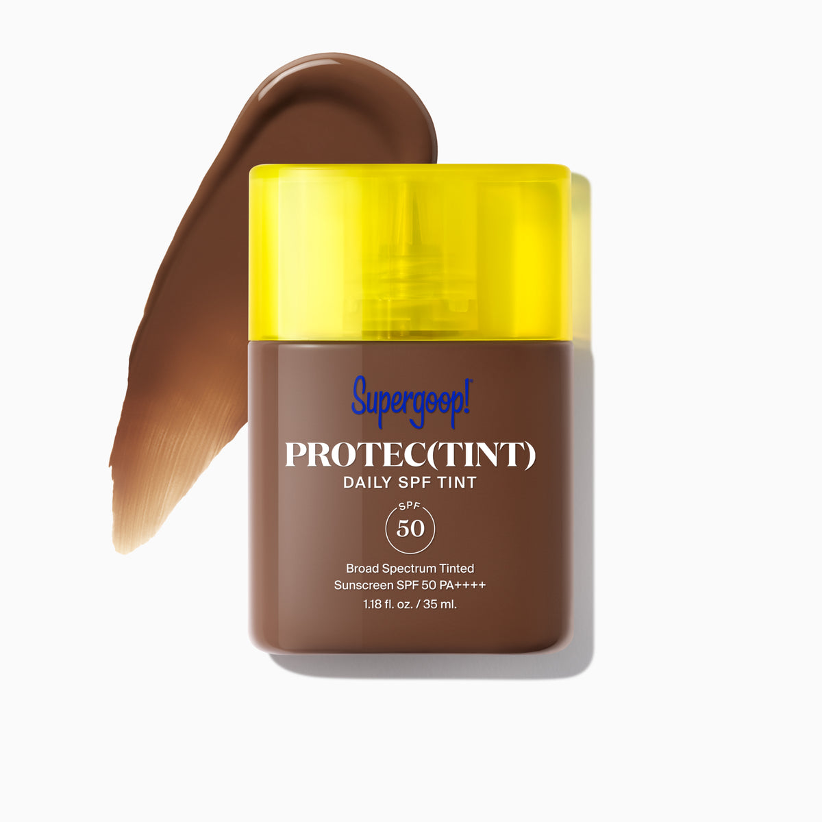 Supergoop! Protec(tint) Daily SPF Tint SPF 50 52N / 1.18 fl. oz. Packshot and goop