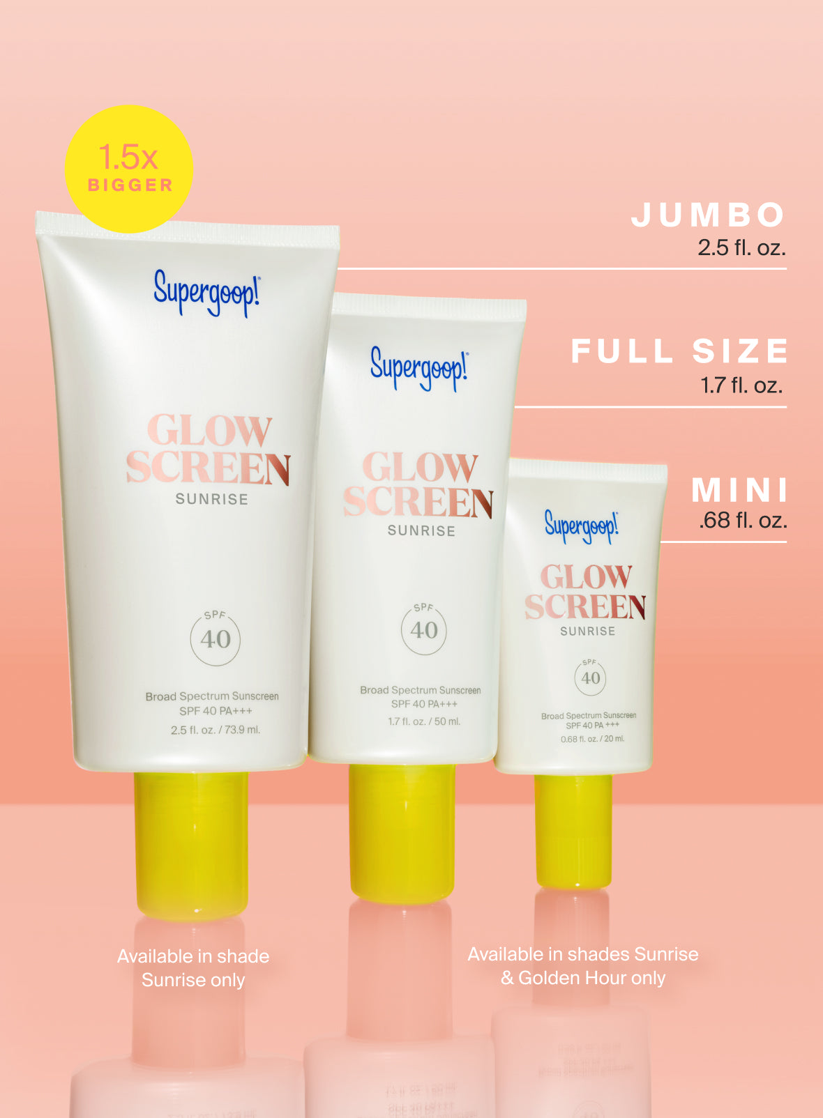 Supergoop! Glowscreen SPF 40 Dawn / 1.7 fl. oz. Dawn / 2-pack