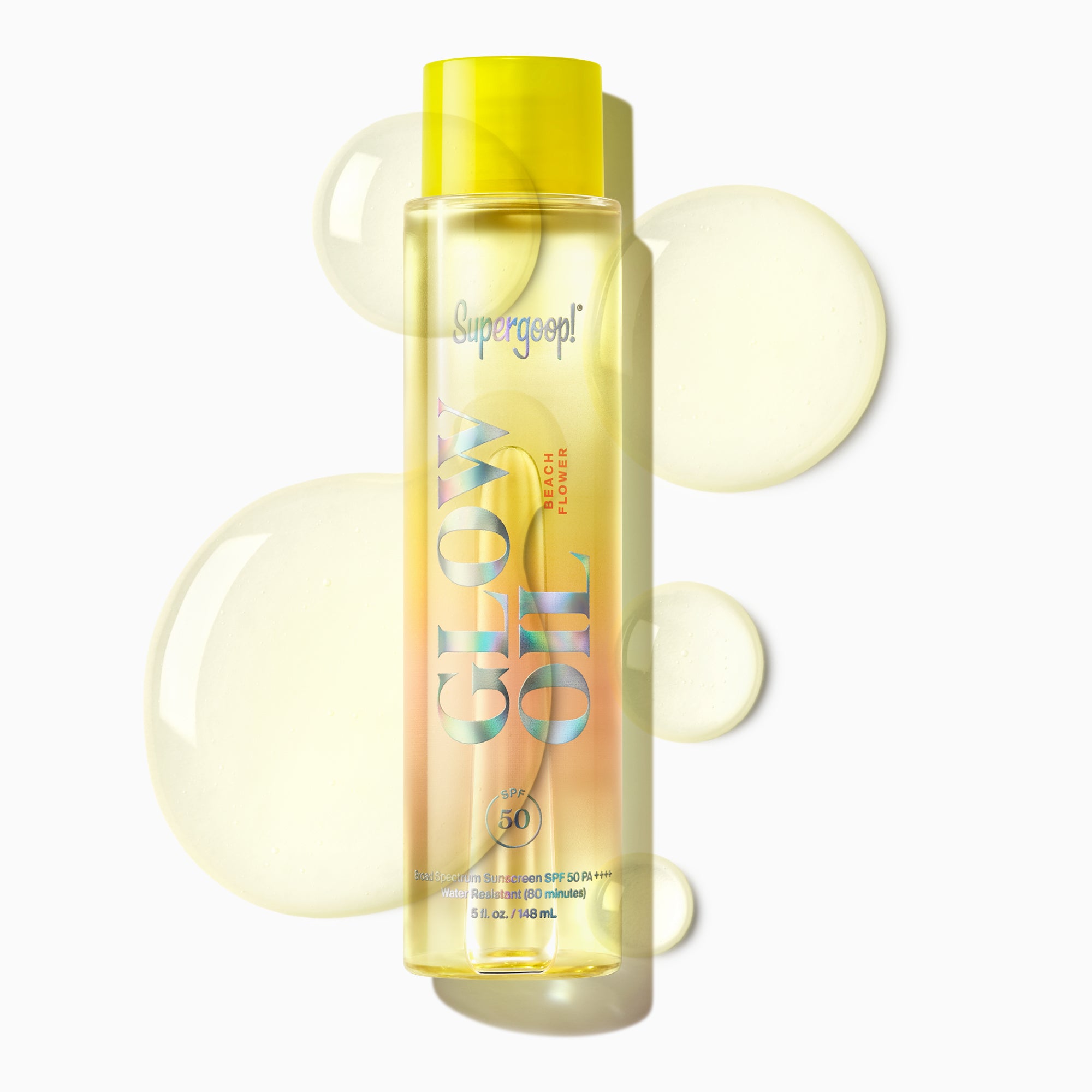 Supergoop! Glow Oil SPF 50 Body Oil  Beach Flower  5 fl. oz.