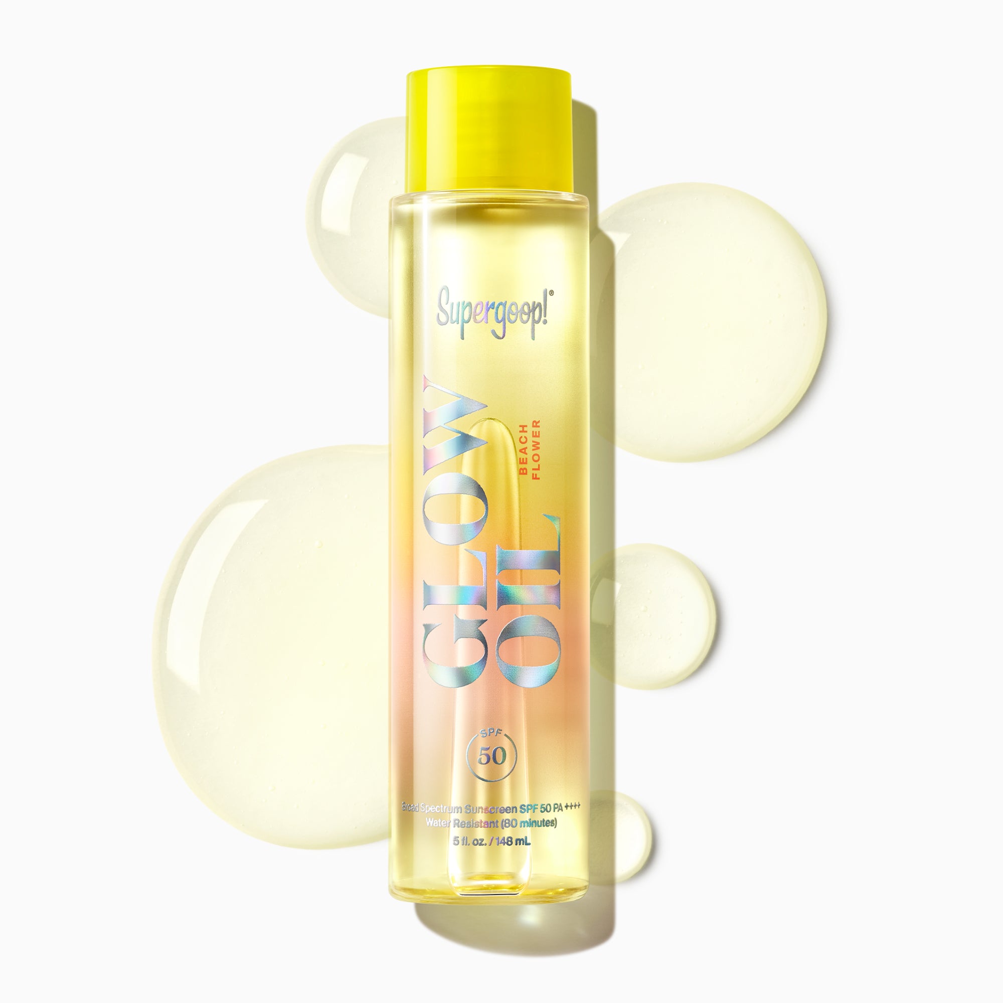Supergoop! Glow Oil SPF 50 Body Oil  Beach Flower  5 fl. oz.
