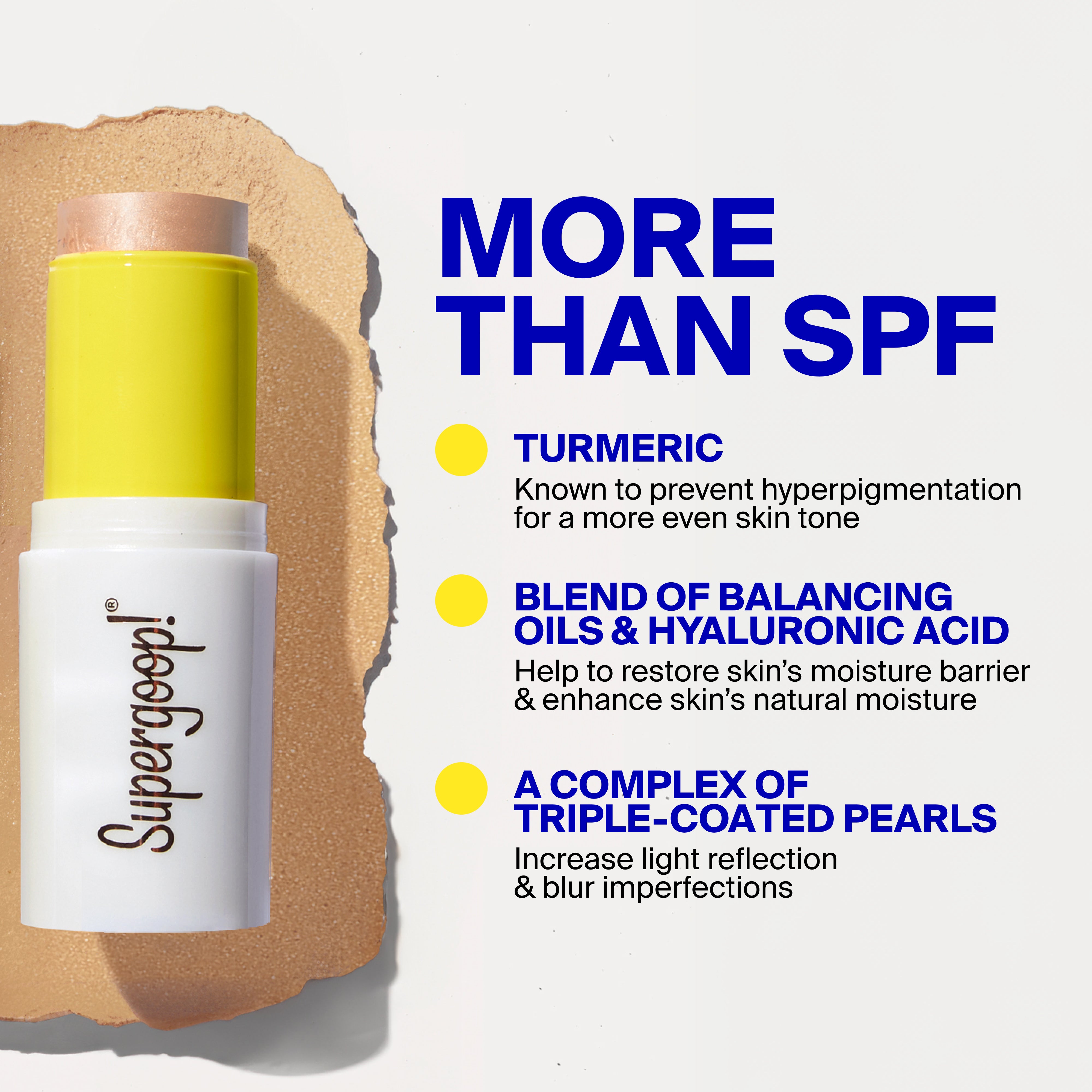 Glowscreen Sunlighter Stick SPF 45 Sunrise 0.35 oz. Golden Hour 0.35 oz.