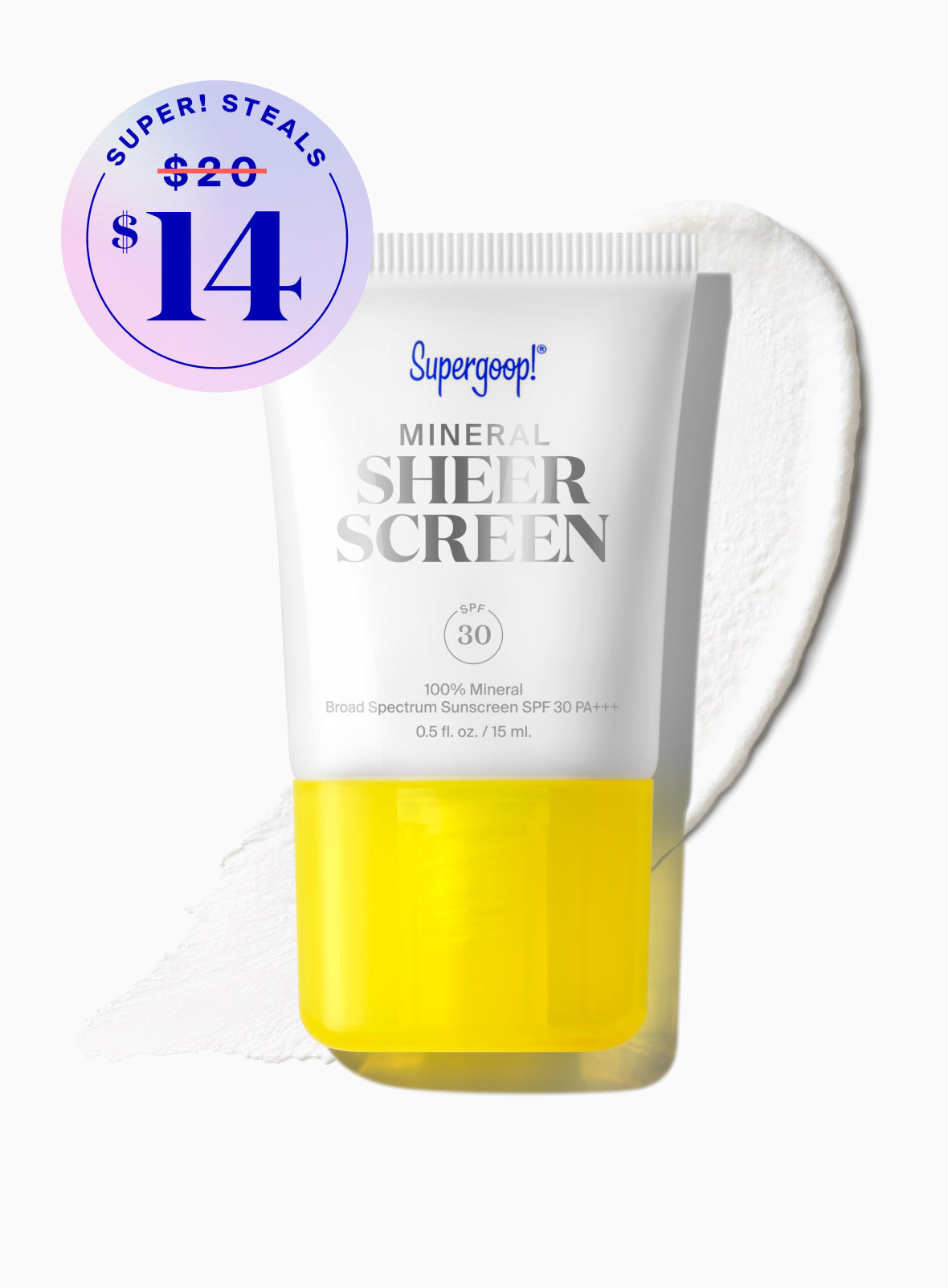 Sheerscreen SPF 30 0.5 fl. oz. Packshot and goop