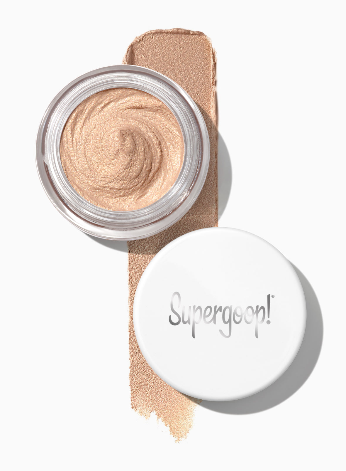 Supergoop! Shimmershade SPF 30 Golden Hour Packshot and goop