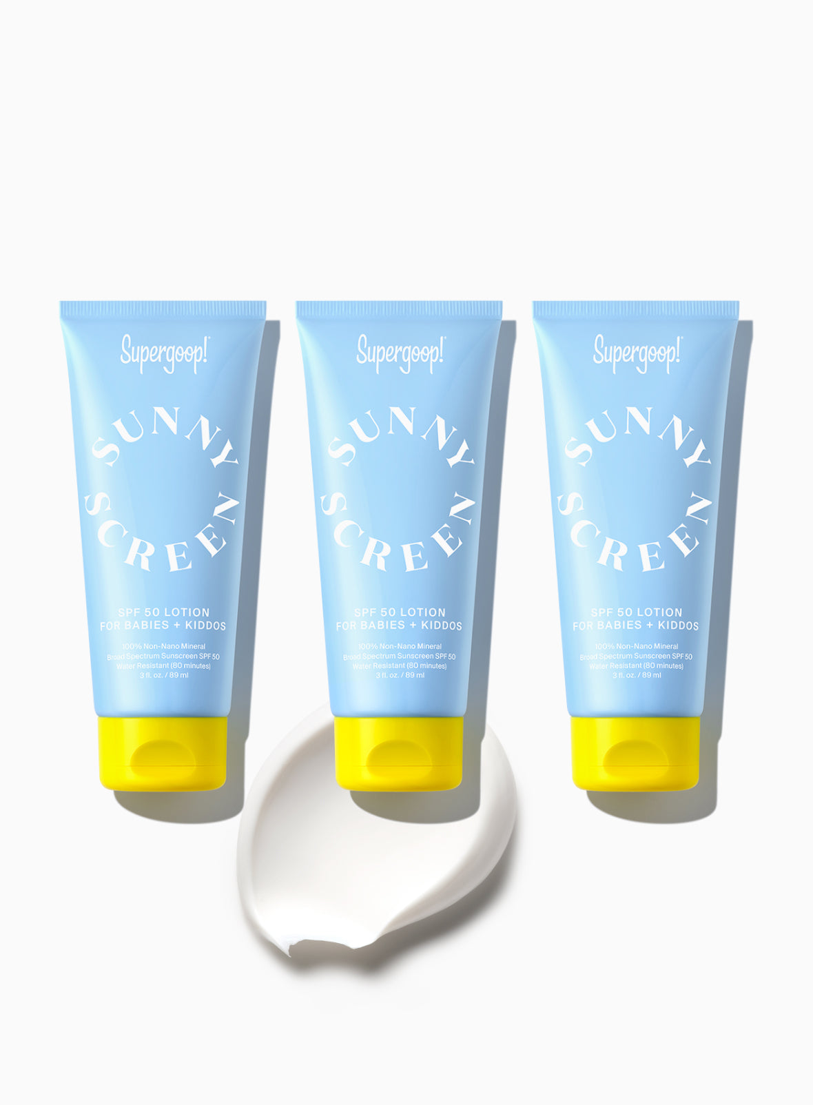 Sunnyscreen 100% Mineral Lotion SPF 50 - 3 pack