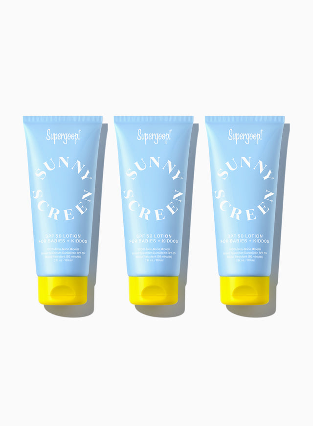 Sunnyscreen 100% Mineral Lotion SPF 50 - 3 pack