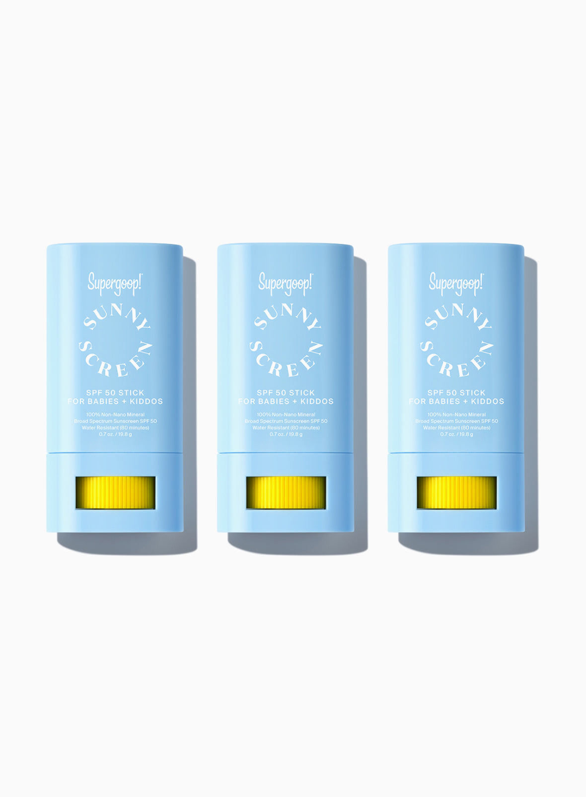 Sunnyscreen 100% Mineral Stick SPF 50 - 3 pack