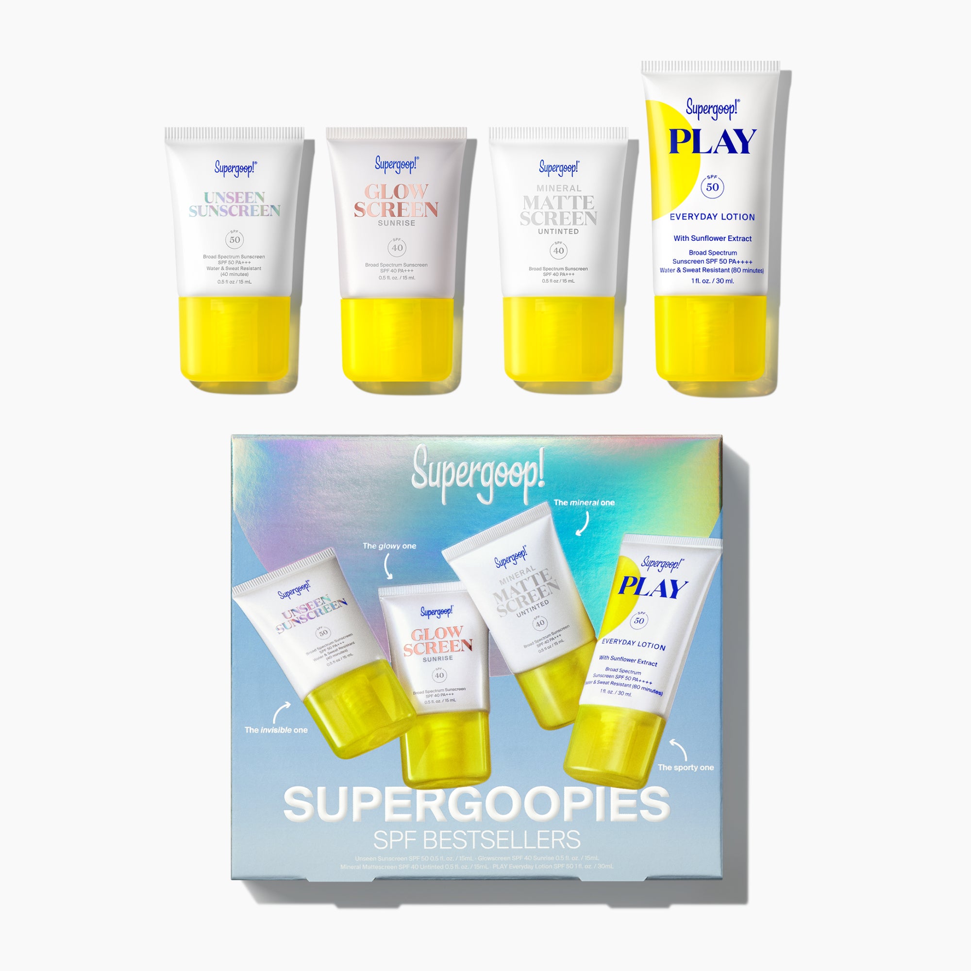 Supergoopies SPF Bestsellers Kit