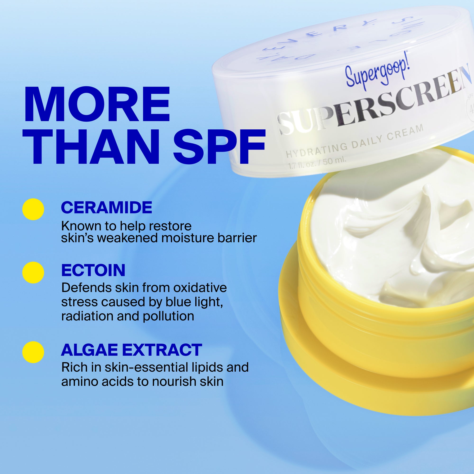 Superscreen Daily Moisturizer SPF 40 | Face Moisturizer | Supergoop!