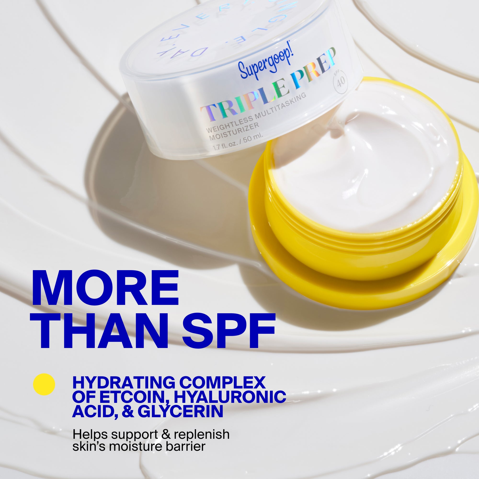 Triple Prep Daily Moisturizer - Daily Moisturizer with SPF 40