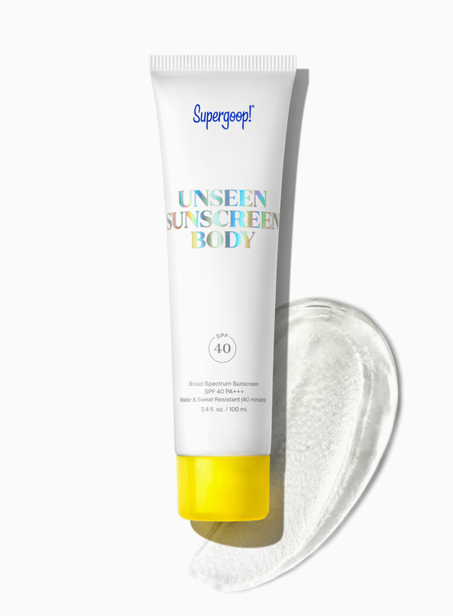 Unseen Sunscreen Body SPF 40 3.4 oz. Packshot and goop