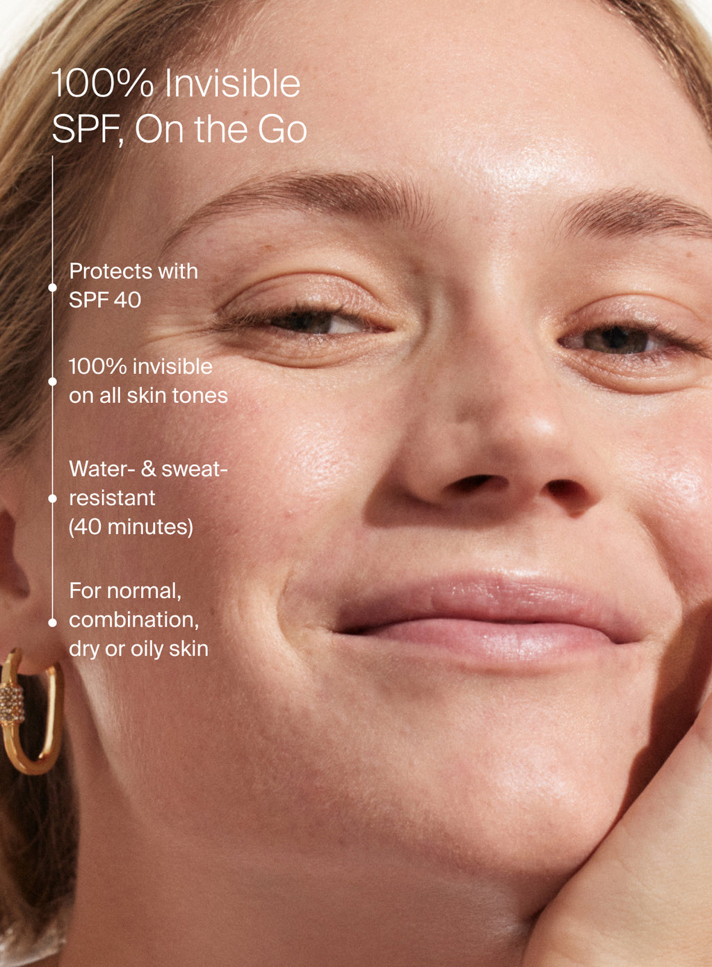 Supergoop! Unseen Sunscreen Stick SPF 40 | Clear Over Makeup