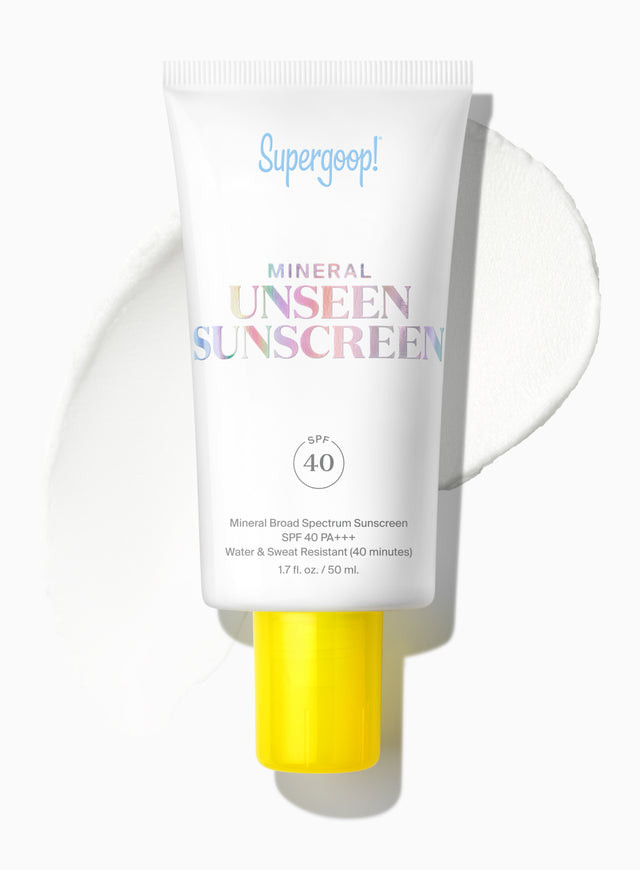 Supergoop! Mineral Unseen Sunscreen SPF 40 1.7 fl. oz. Packshot & goop