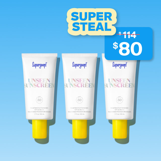 UNSEEN SUNSCREEN SPF TRIO