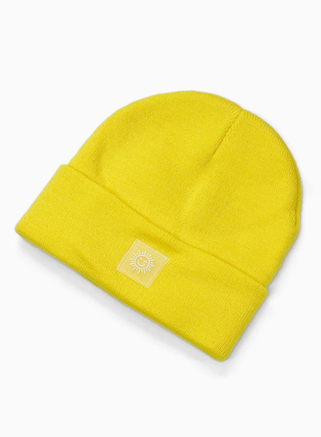 Sunshine Yellow Beanie