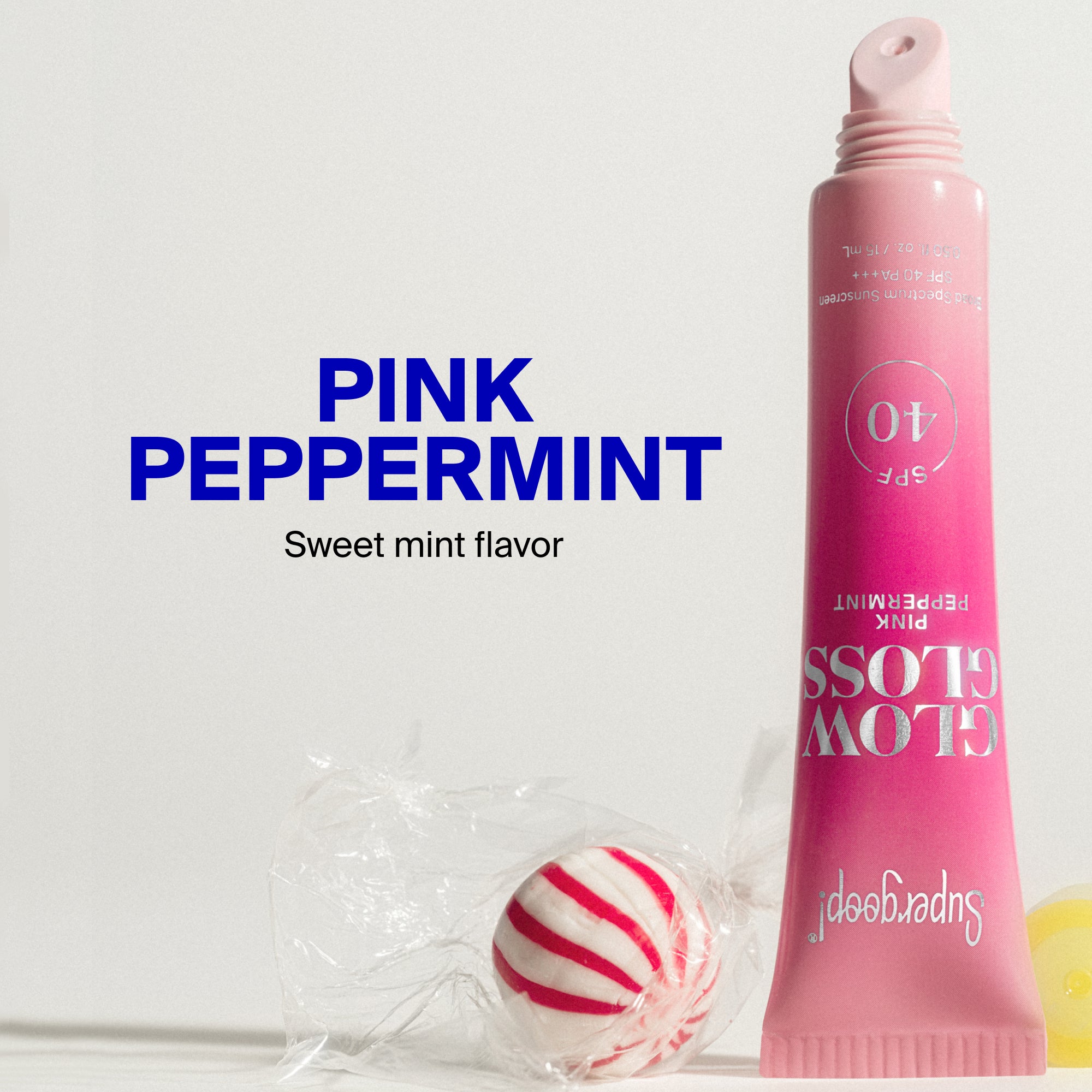 Supergoop! | Glow Gloss SPF 40 Lip Balm Pink Peppermint