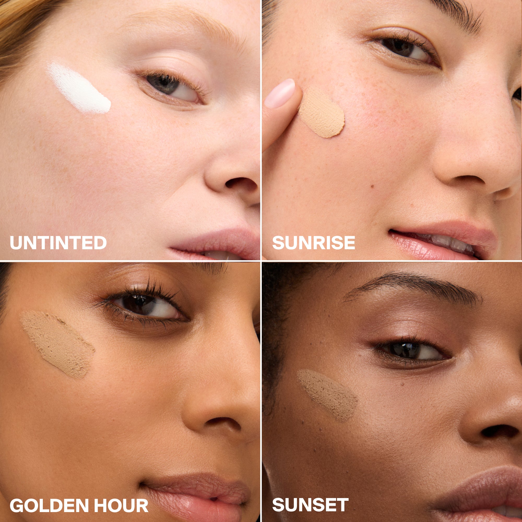 Supergoop! Mineral Mattescreen SPF 40 Untinted 1.5 fl. oz. Sunrise 1.5 fl. oz. Golden Hour 1.5 fl. oz. Sunset 1.5 fl. oz. Sunrise 0.68 fl. oz. 2-pack