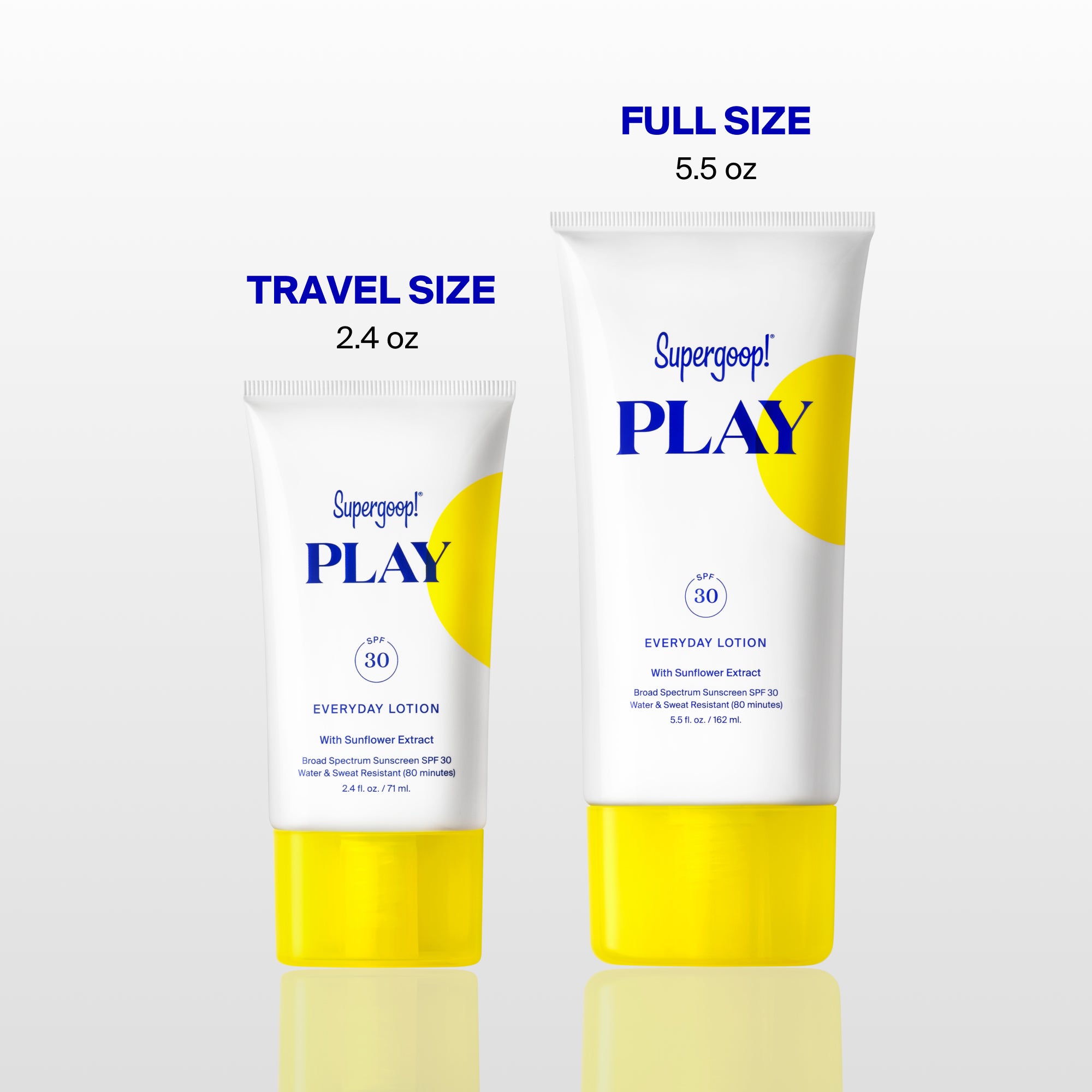 Supergoop! PLAY Everyday Lotion SPF 50 with Sunflower Extract 2.4 fl. oz., 5.5 fl.  oz. 