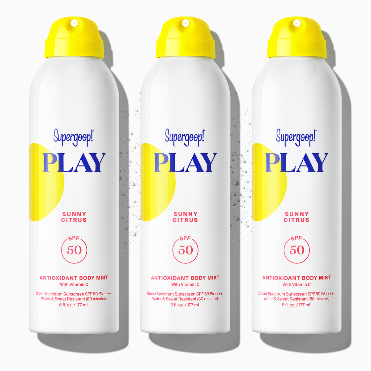 Supergoop! PLAY Antioxidant Body Mist SPF 50 - Spray Sunscreen