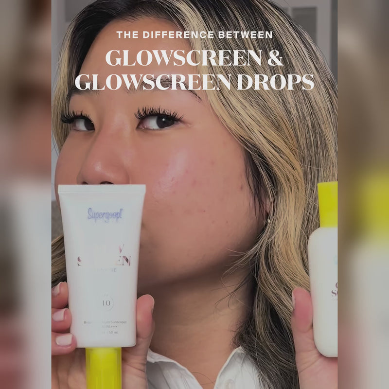 Glowscreen Soft-Radiance Drops Mineral SPF 40 Sunrise 1.7 fl. oz. Golden Hour 1.7 fl. oz. Sunset 1.7 fl. oz.