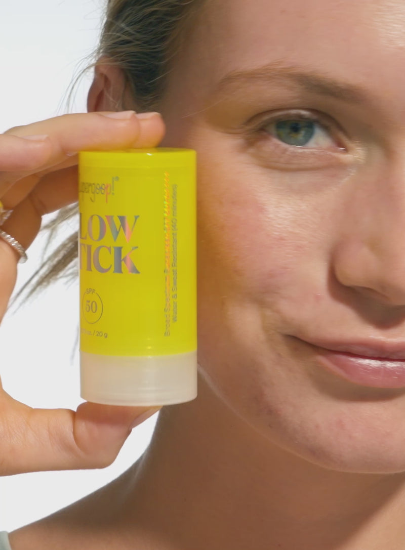 Supergoop! Glow Stick SPF 50 0.70 oz. model wearing product video