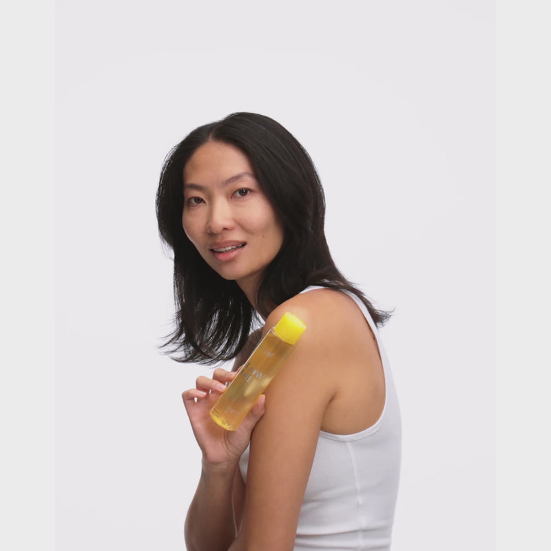 Supergoop! Glow Oil SPF 50 Beach Flower  and Sunkissed Coconut and Unscented 5 fl. oz. and 1 fl. oz.
