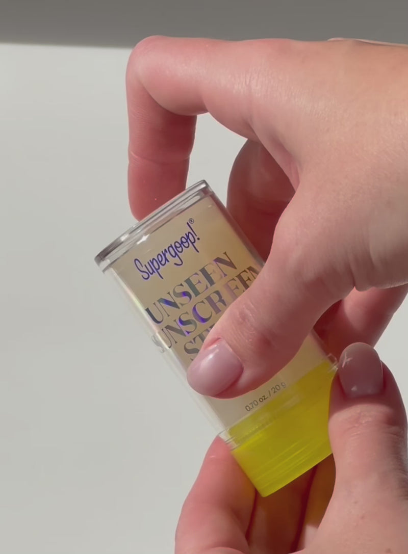 Supergoop! Unseen Sunscreen Stick SPF 40 0.70 oz.  ASMR video