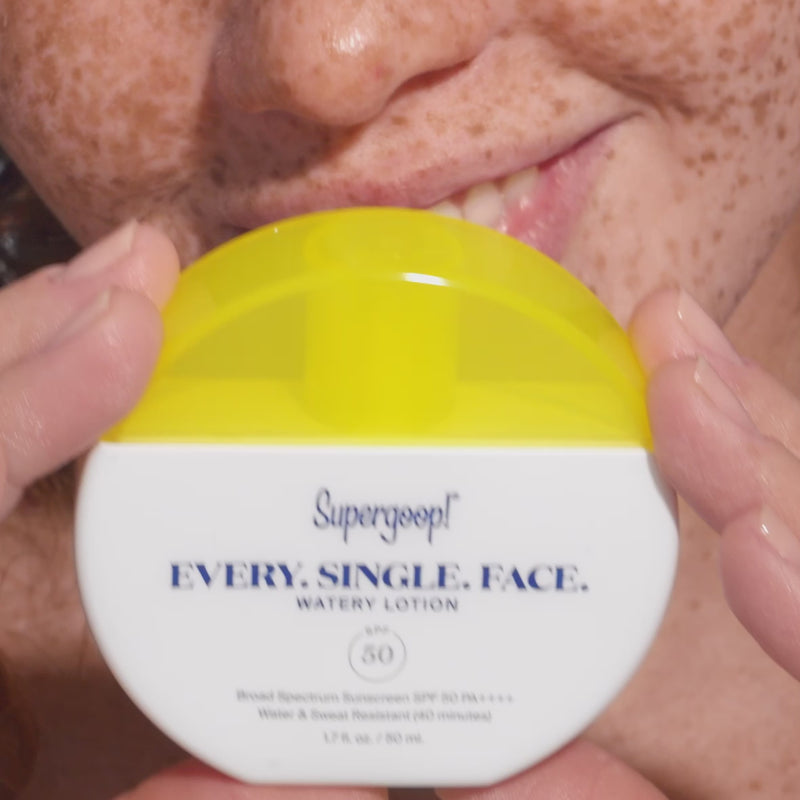 Supergoop! Every. Single. Face. Watery Lotion SPF 50 1.7 fl. oz. 2-pack ASMR  video