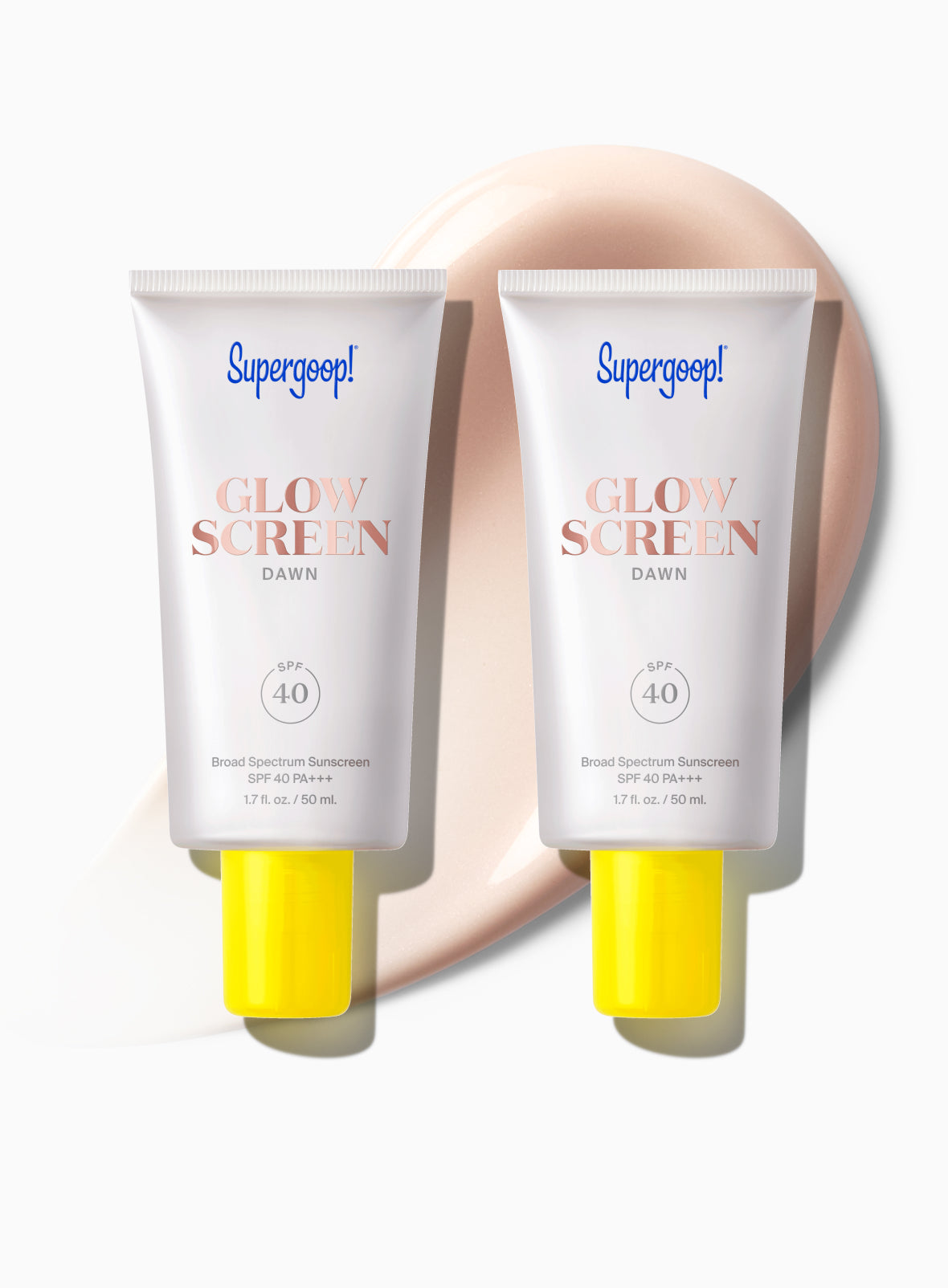 Glowscreen SPF 40 Dawn / 2-pack Packshot and goop