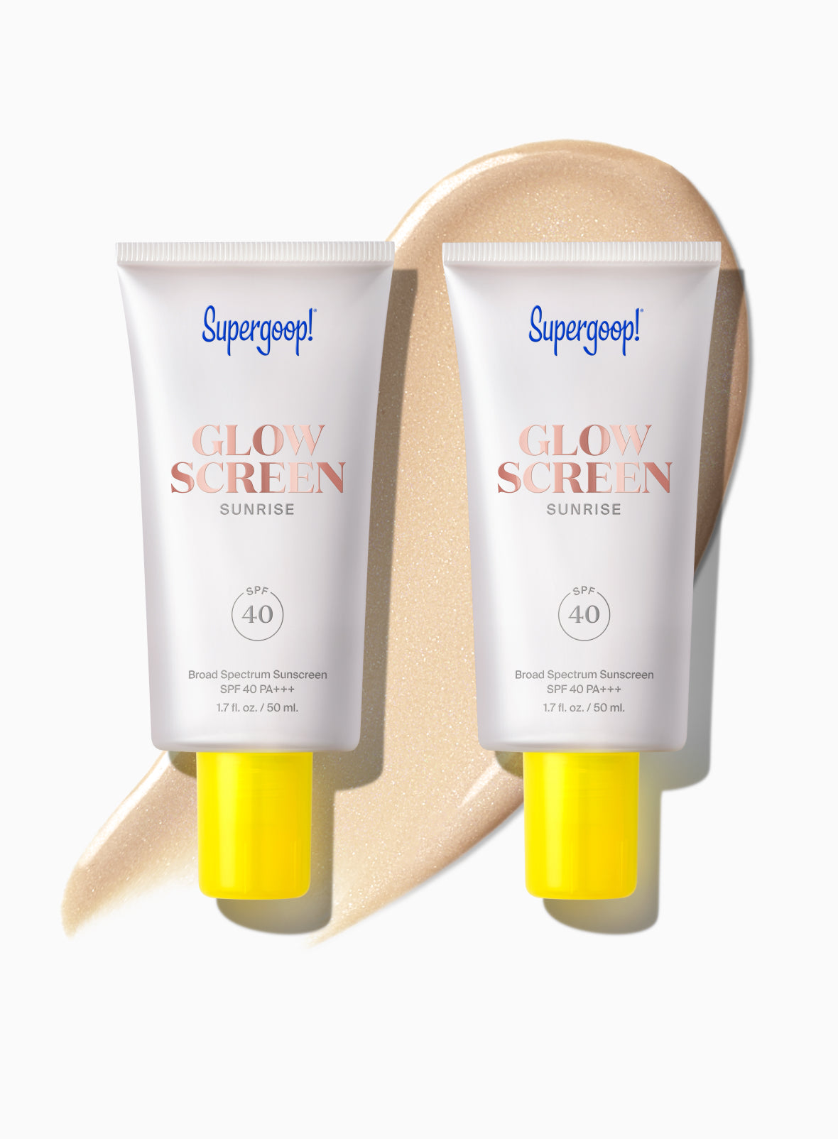 Glowscreen SPF 40 Sunrise / 2-pack Packshot and goop