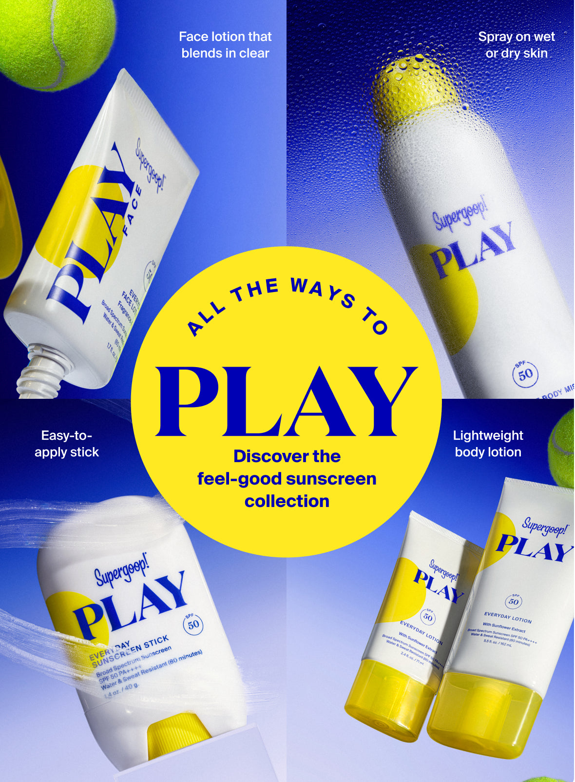 Supergoop! PLAY Everyday Face Lotion SPF 50 Fragrance-Free
