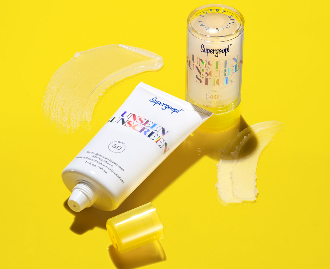 Unseen Sunscreen SPF 40 Gel + Stick Duo | Supergoop