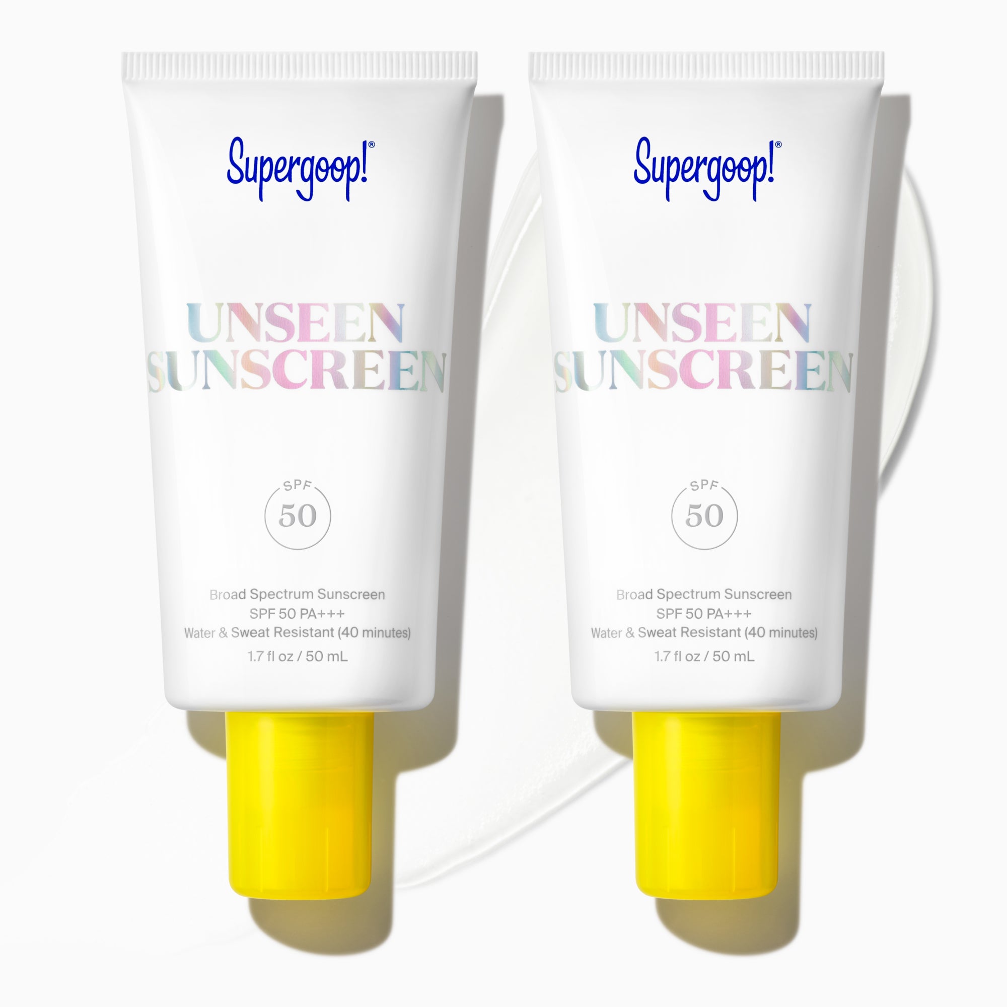 Supergoop! New Unseen Sunscreen SPF 50 - Clear Gel Face Sunscreen
