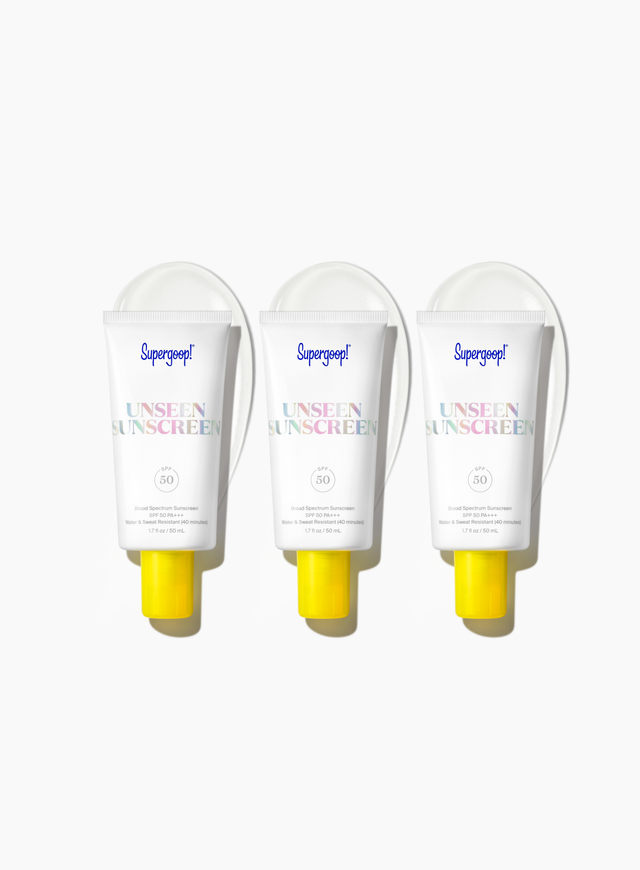 Unseen Sunscreen SPF 50 Trio