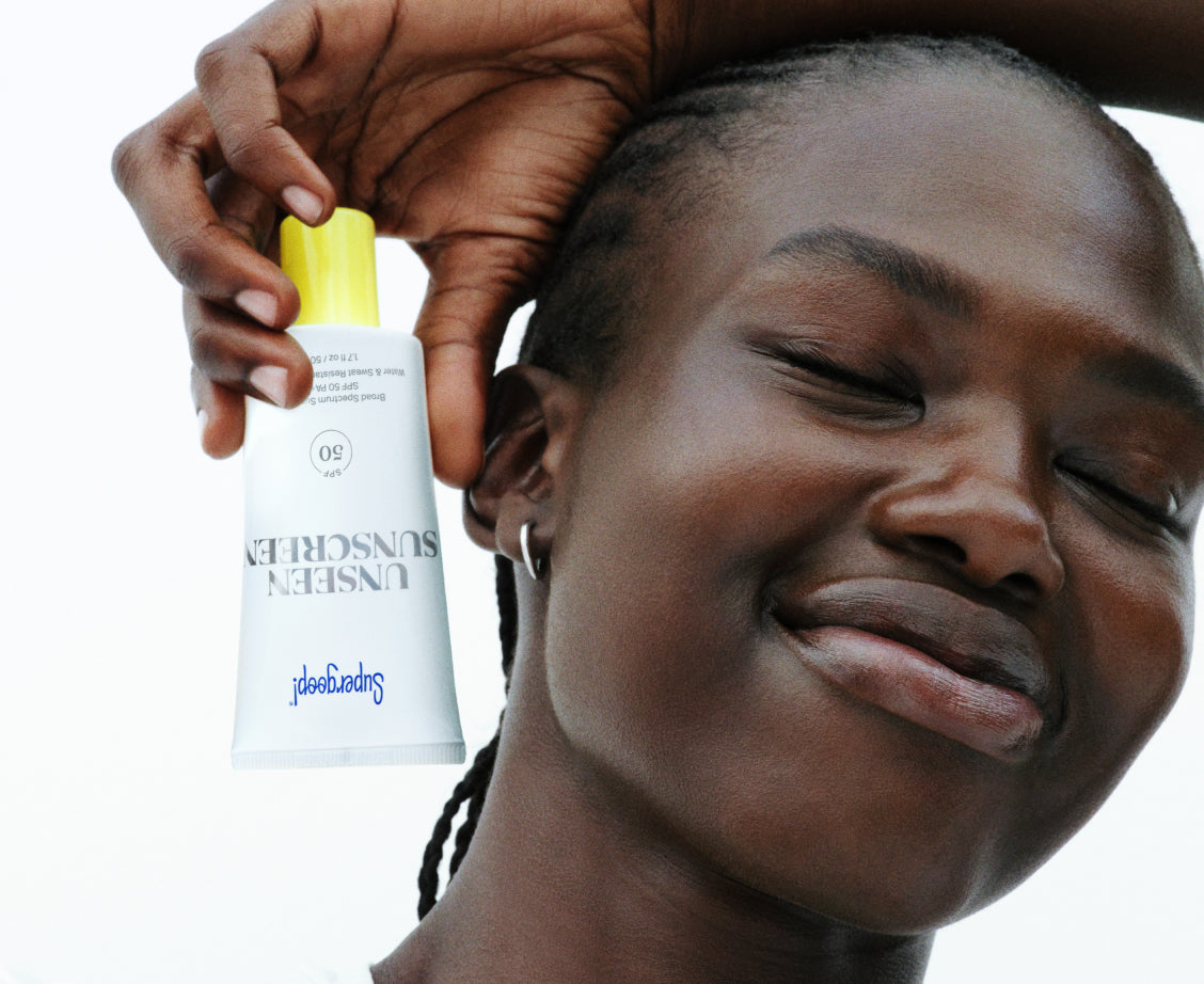 Supergoop! New Unseen Sunscreen SPF 50 - Clear Gel Face Sunscreen