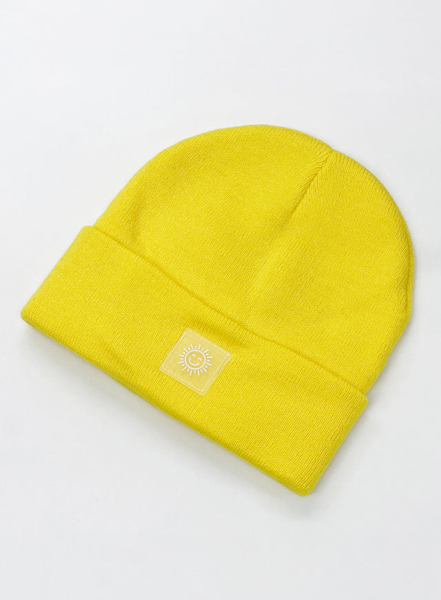 Sunshine Yellow Beanie