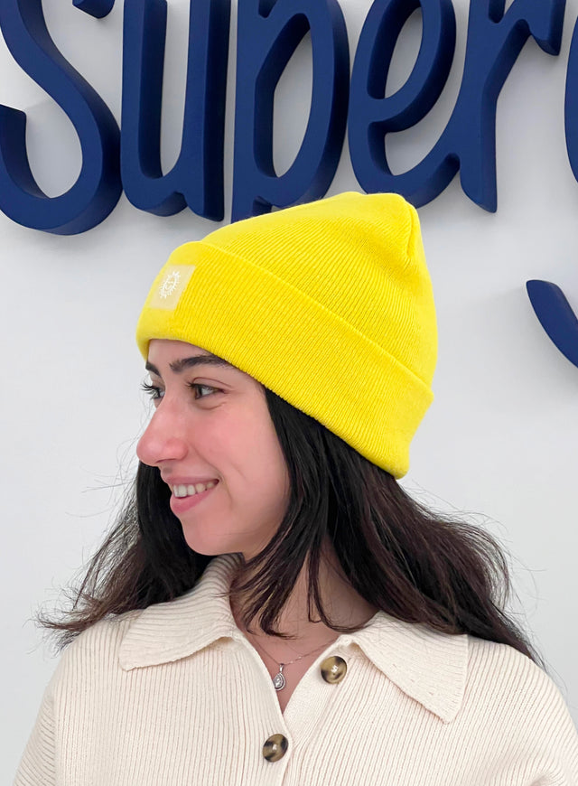 Sunshine Yellow Beanie