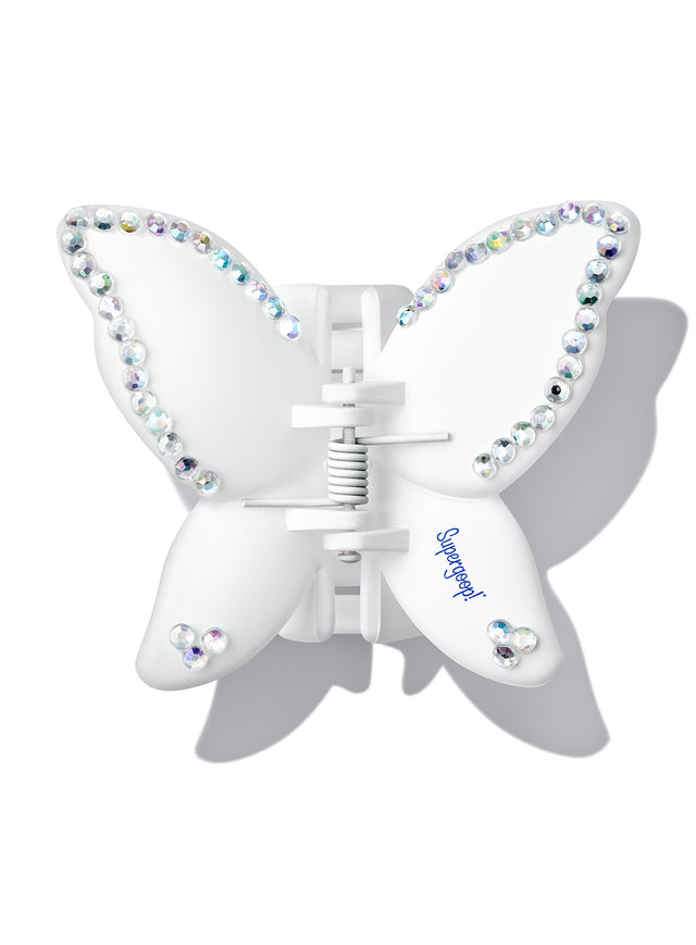 Butterfly Hair Claw Clip top view